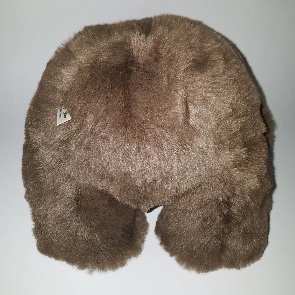 VTG Fancy Zoo Brown Bear Plush Stuffed Animal Toy Lovey 13